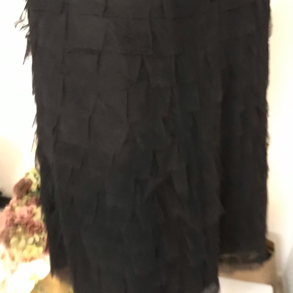 BCBG Maxazria black tulle layered Designer Dress - Picture 13 of 15